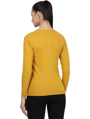 round neck wool cardigan - 17524737 - Standard Image - 3