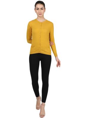 round neck wool cardigan - 17524737 - Standard Image - 4