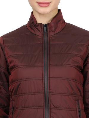 stand collar puffer jacket - 17524740 - Standard Image - 5