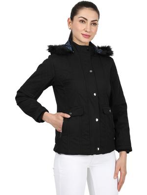 hooded neck parka jacket - 17524741 - Standard Image - 2