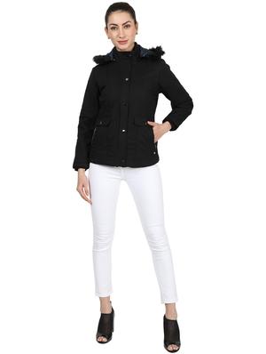 hooded neck parka jacket - 17524741 - Standard Image - 4