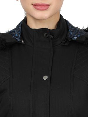 hooded neck parka jacket - 17524741 - Standard Image - 5