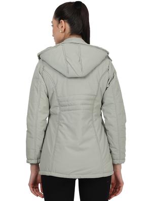 hooded neck parka jacket - 17524742 - Standard Image - 3