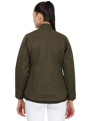 mandarin neck bomber jacket - 17524743 - Standard Image - 3