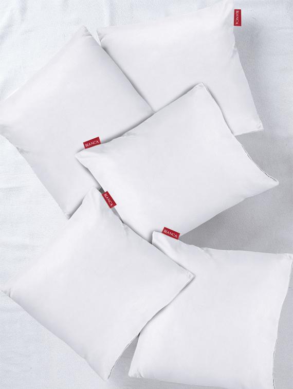 bianca cushion insert micro-fiber filling & anti-bacteria treated -5pc 12 x 12 (allergy guard) solid-white - 17524782 - Zoom Image - 2