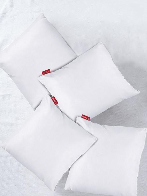 bianca cushion insert micro-fiber filling & anti-bacteria treated -4pc 18 x 18 (allergy guard) solid-white - 17524785 - Zoom Image - 2