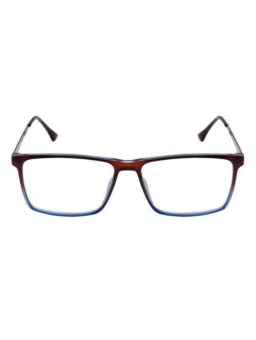 david blake brown blue rectangular women full rim eyeframe -ewdb2380mwzkm010c3|55mm - 17524832 - Standard Image - 1