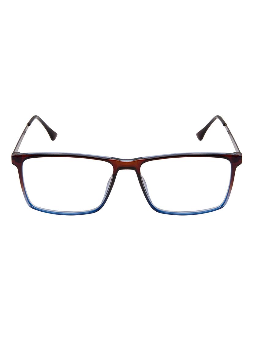 david blake brown blue rectangular women full rim eyeframe -ewdb2380mwzkm010c3|55mm - 17524832 - Zoom Image - 1