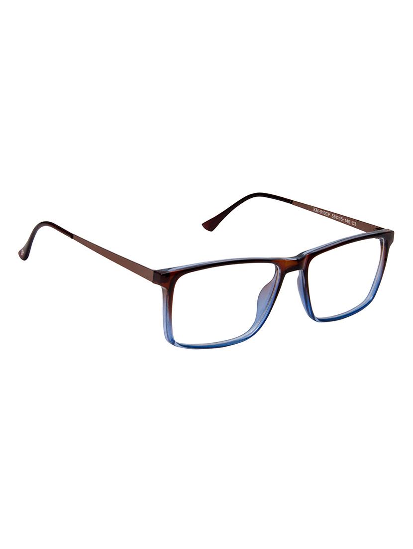 david blake brown blue rectangular women full rim eyeframe -ewdb2380mwzkm010c3|55mm - 17524832 - Zoom Image - 2