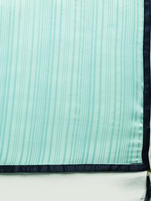 sky blue satin woven saree with blouse - 17524898 - Standard Image - 4