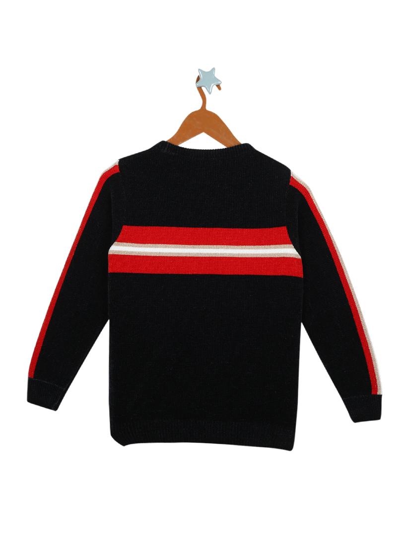 black cotton sweater - 17524922 - Zoom Image - 2