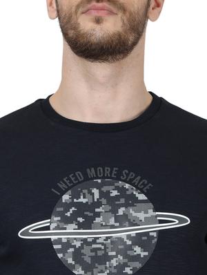 navy blue chest print sweatshirt - 17525133 - Standard Image - 6