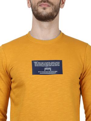 mustard printed sweatshirt - 17525137 - Standard Image - 6