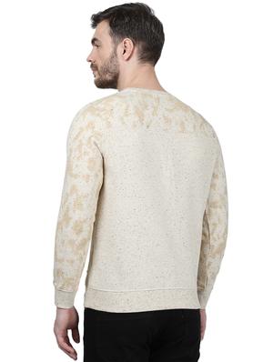 beige printed sweatshirt - 17525138 - Standard Image - 4