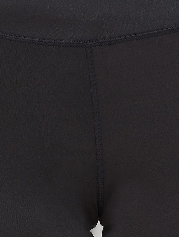 black poly spandex sports capris - 17525191 - Zoom Image - 5