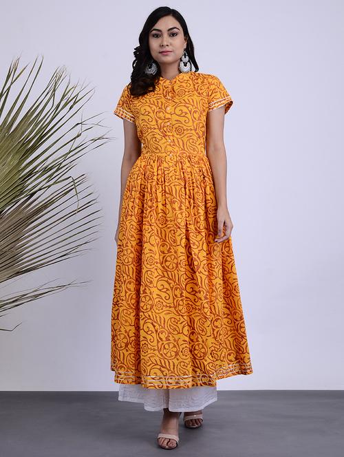 block print kurta palazzo set - 17525282 - Standard Image - 1