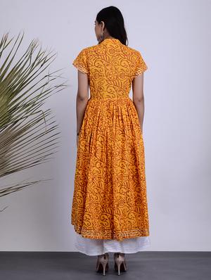 block print kurta palazzo set - 17525282 - Standard Image - 3