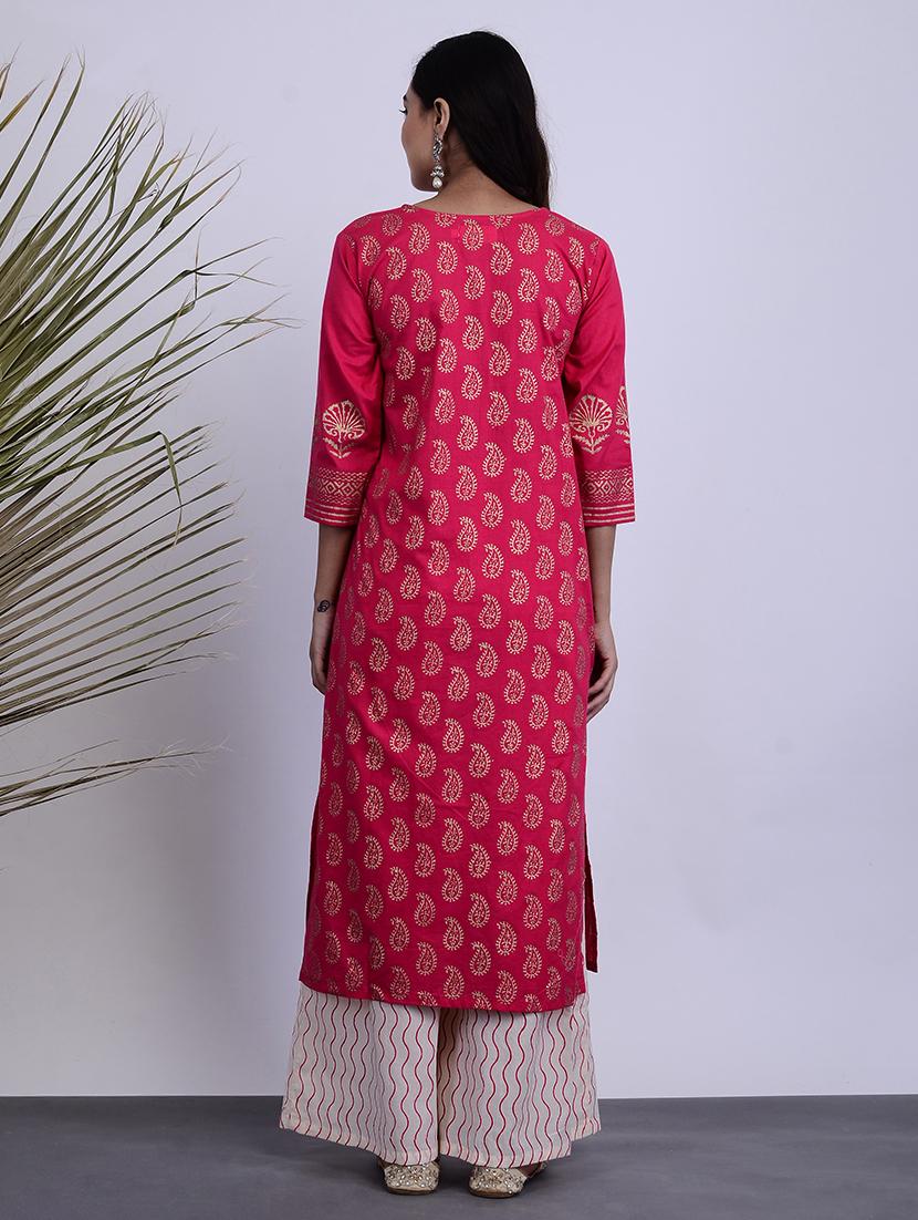 block print suit set - 17525286 - Zoom Image - 3