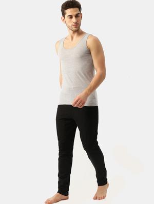 grey melange solid vest - 17525387 - Standard Image - 4