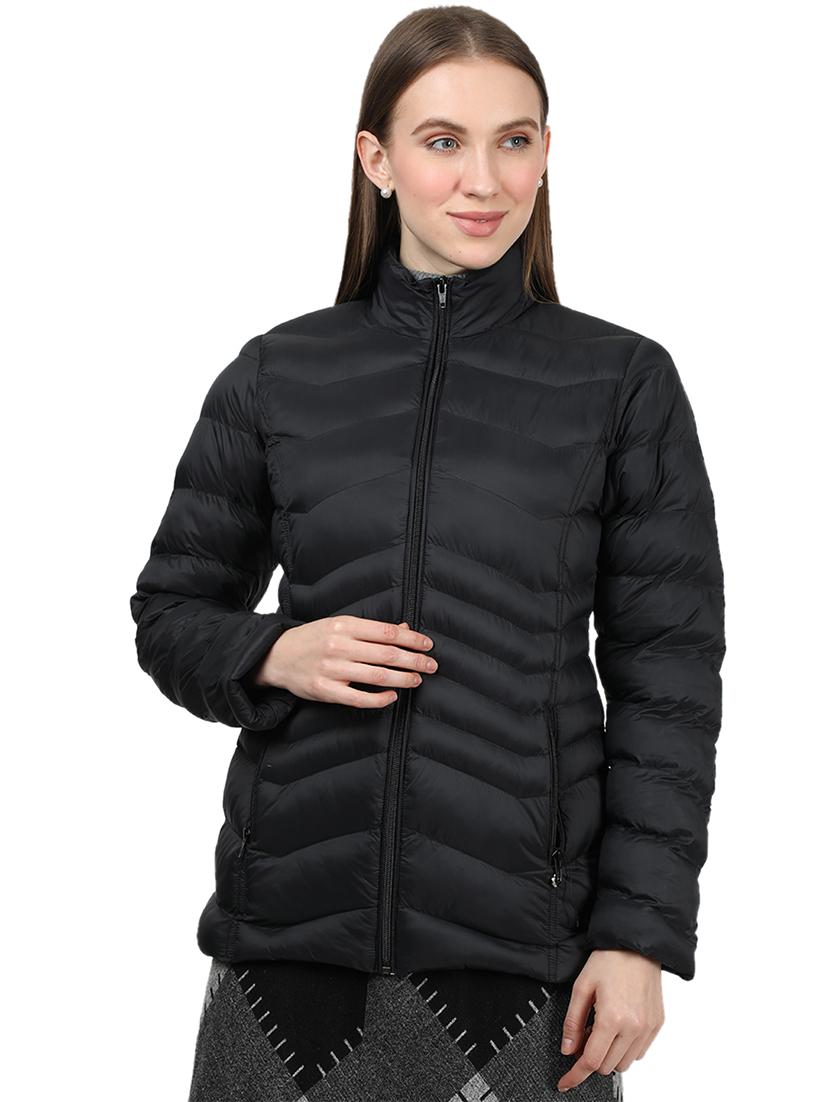 stand collar quilted jacket - 17525484 - Zoom Image - 1
