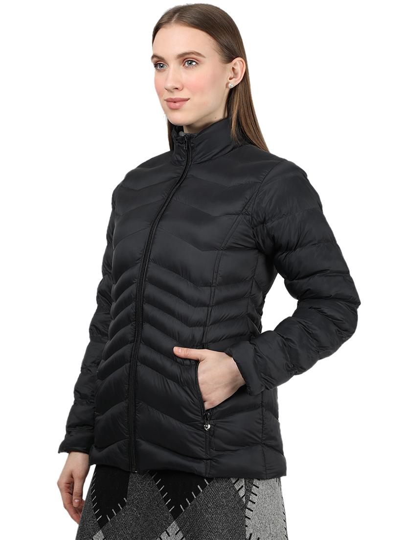 stand collar quilted jacket - 17525484 - Zoom Image - 3