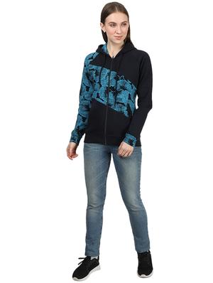 hooded neck printed jacket - 17525499 - Standard Image - 5