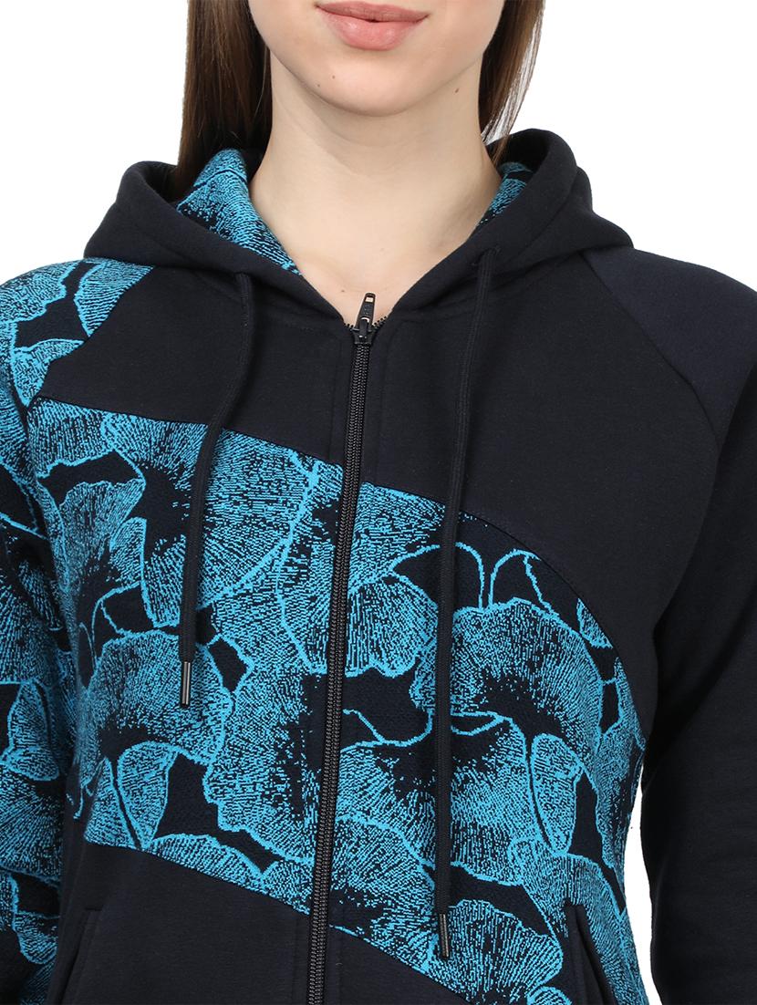 hooded neck printed jacket - 17525499 - Zoom Image - 6