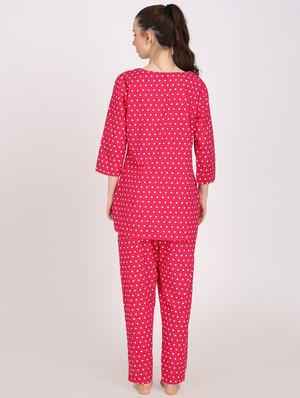 printed nightwear pyjama set - 17525714 - Standard Image - 3