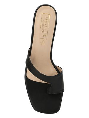 black slip on sandal - 17526412 - Standard Image - 4