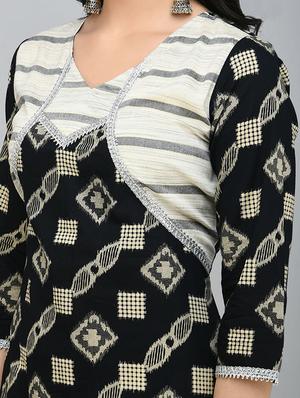 printed a-line kurta - 17526514 - Standard Image - 5