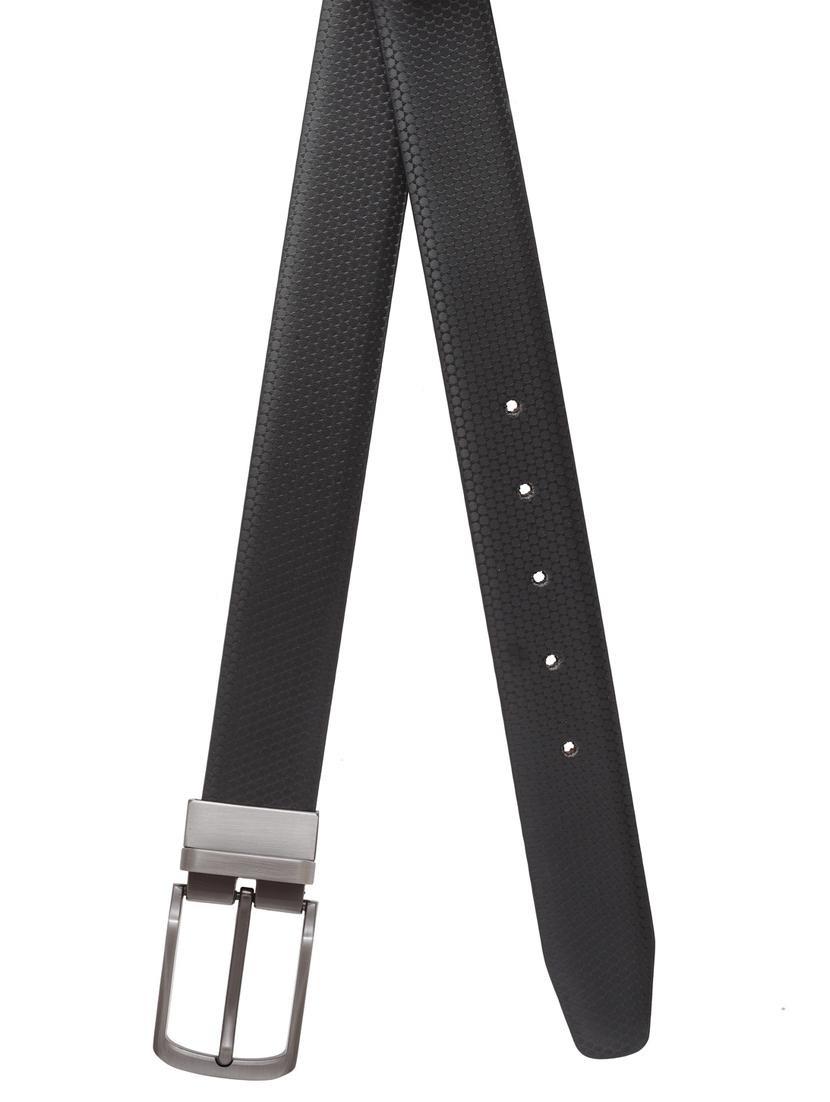 black leatherette belt - 17527440 - Zoom Image - 4