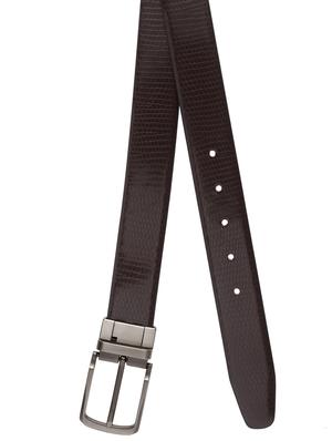 black leatherette belt - 17527446 - Standard Image - 3