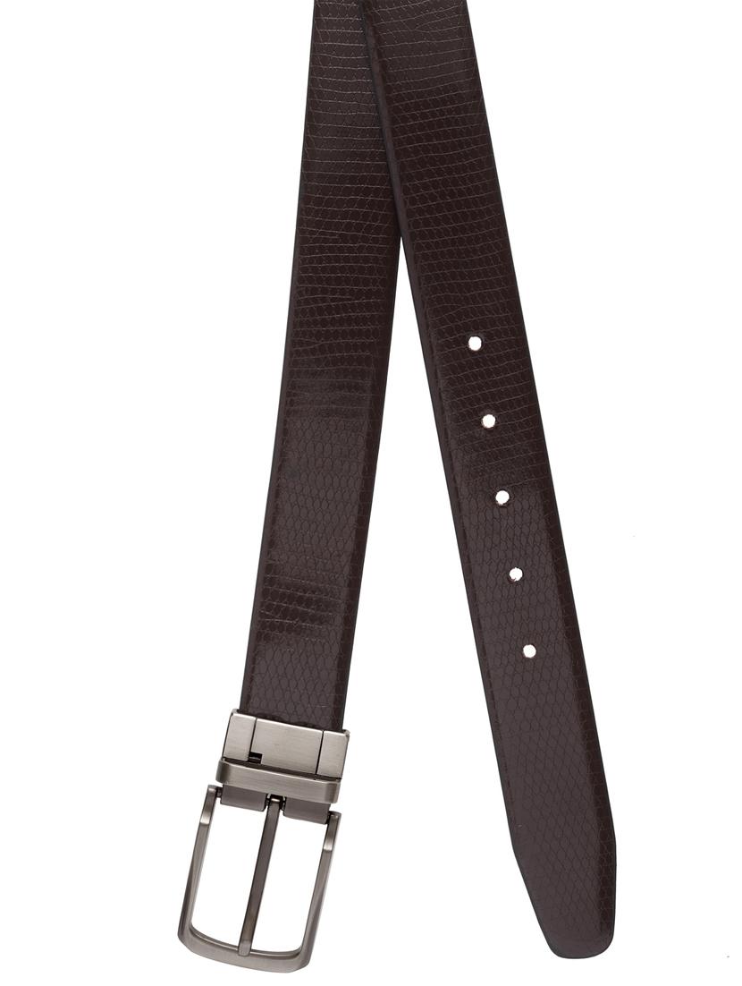 black leatherette belt - 17527446 - Zoom Image - 3