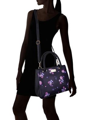 black leatherette (pu) regular handbag - 17527538 - Standard Image - 6