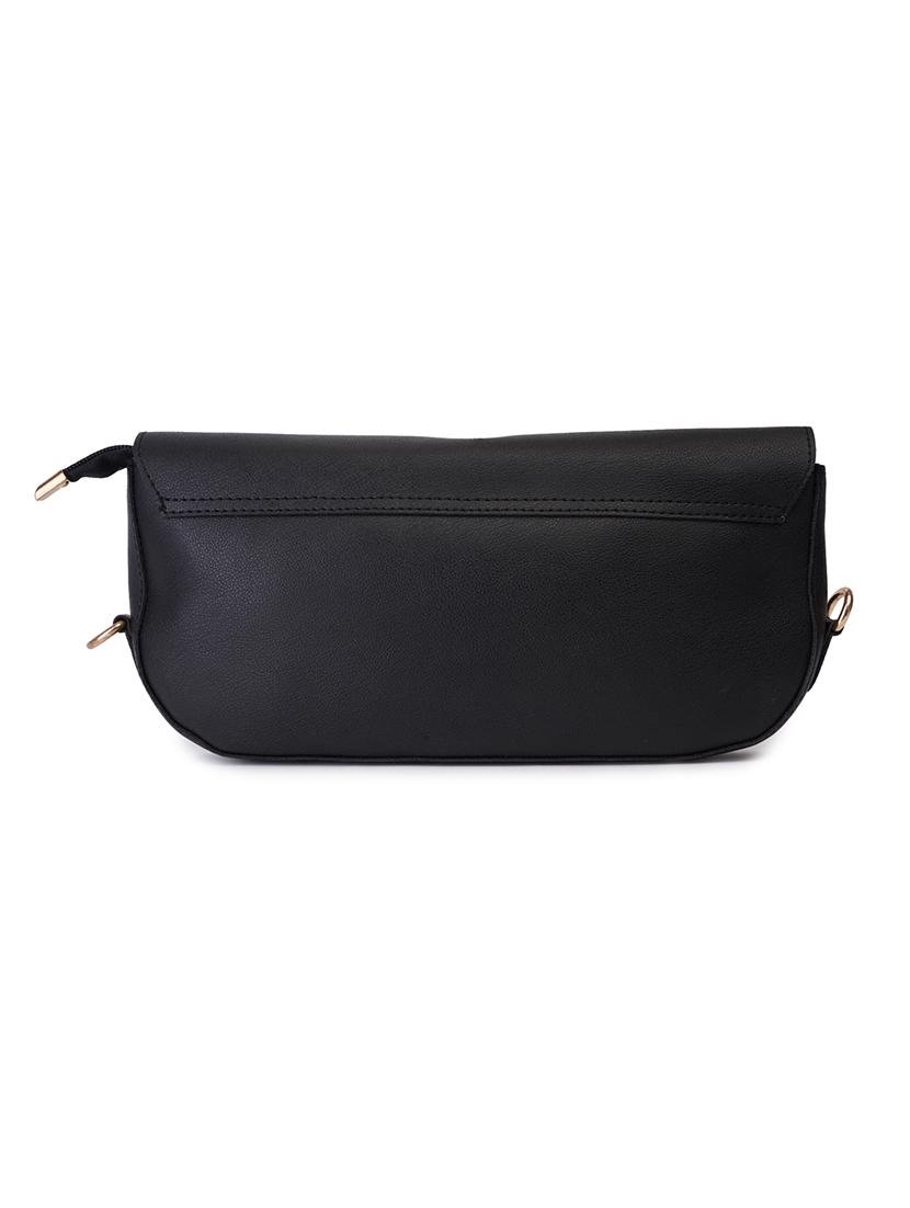black leatherette (pu) regular sling bag - 17527561 - Zoom Image - 2