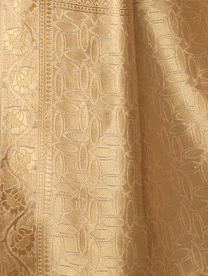 floral printed saree with blouse - 17528026 - Standard Image - 3