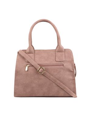 pink leatherette (pu) regular satchel - 17528180 - Standard Image - 2