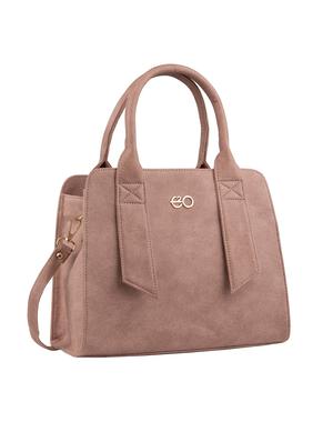 pink leatherette (pu) regular satchel - 17528180 - Standard Image - 4