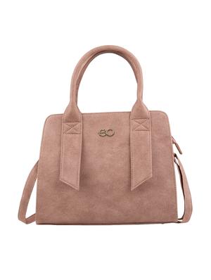 pink leatherette (pu) regular satchel - 17528180 - Standard Image - 5