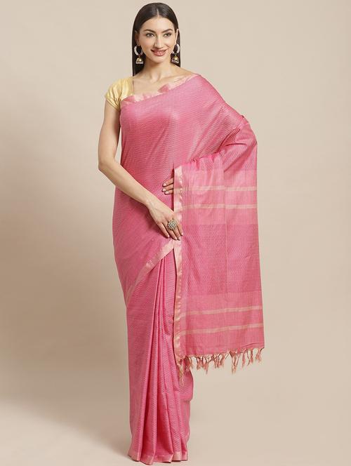 self design bhagalpuri saree with blouse - 17528229 - Very Small Image - 1