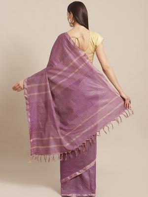 self design bhagalpuri saree with blouse - 17528230 - Standard Image - 2