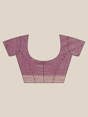 self design bhagalpuri saree with blouse - 17528230 - Standard Image - 3