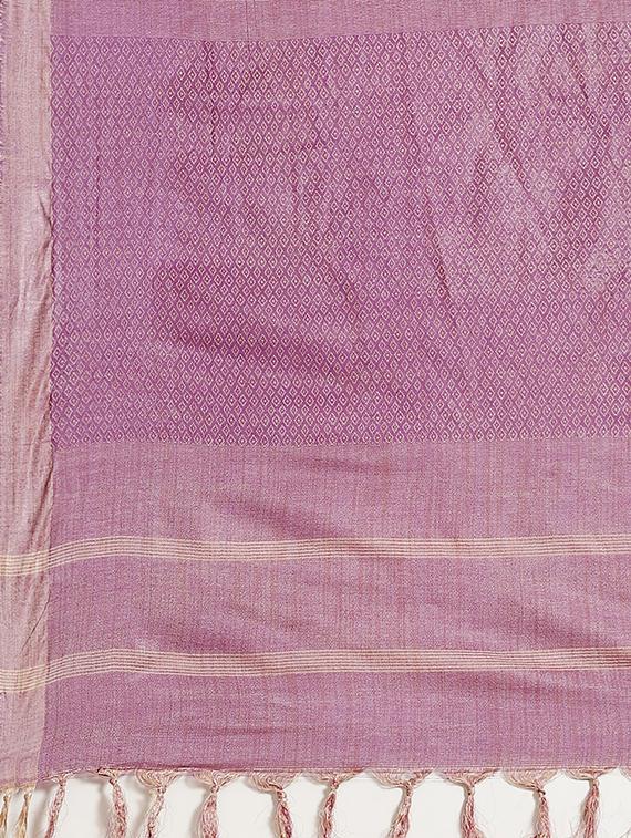 self design bhagalpuri saree with blouse - 17528230 - Zoom Image - 4
