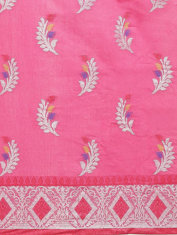 self design bhagalpuri saree with blouse - 17528256 - Zoom Image - 6