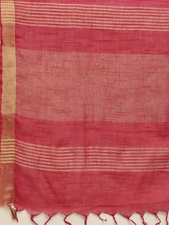 self design bhagalpuri saree with blouse - 17528261 - Zoom Image - 5