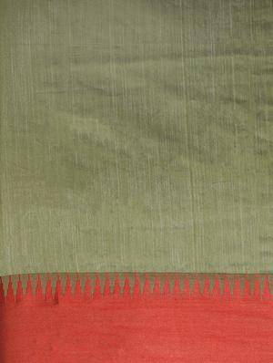 self design bhagalpuri saree with blouse - 17528265 - Standard Image - 4
