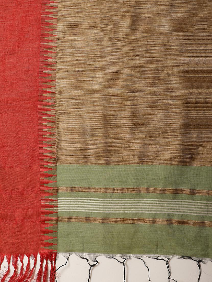 self design bhagalpuri saree with blouse - 17528265 - Zoom Image - 3