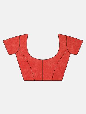 self design bhagalpuri saree with blouse - 17528275 - Standard Image - 6