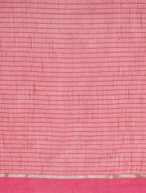 self design bhagalpuri saree with blouse - 17528284 - Standard Image - 3