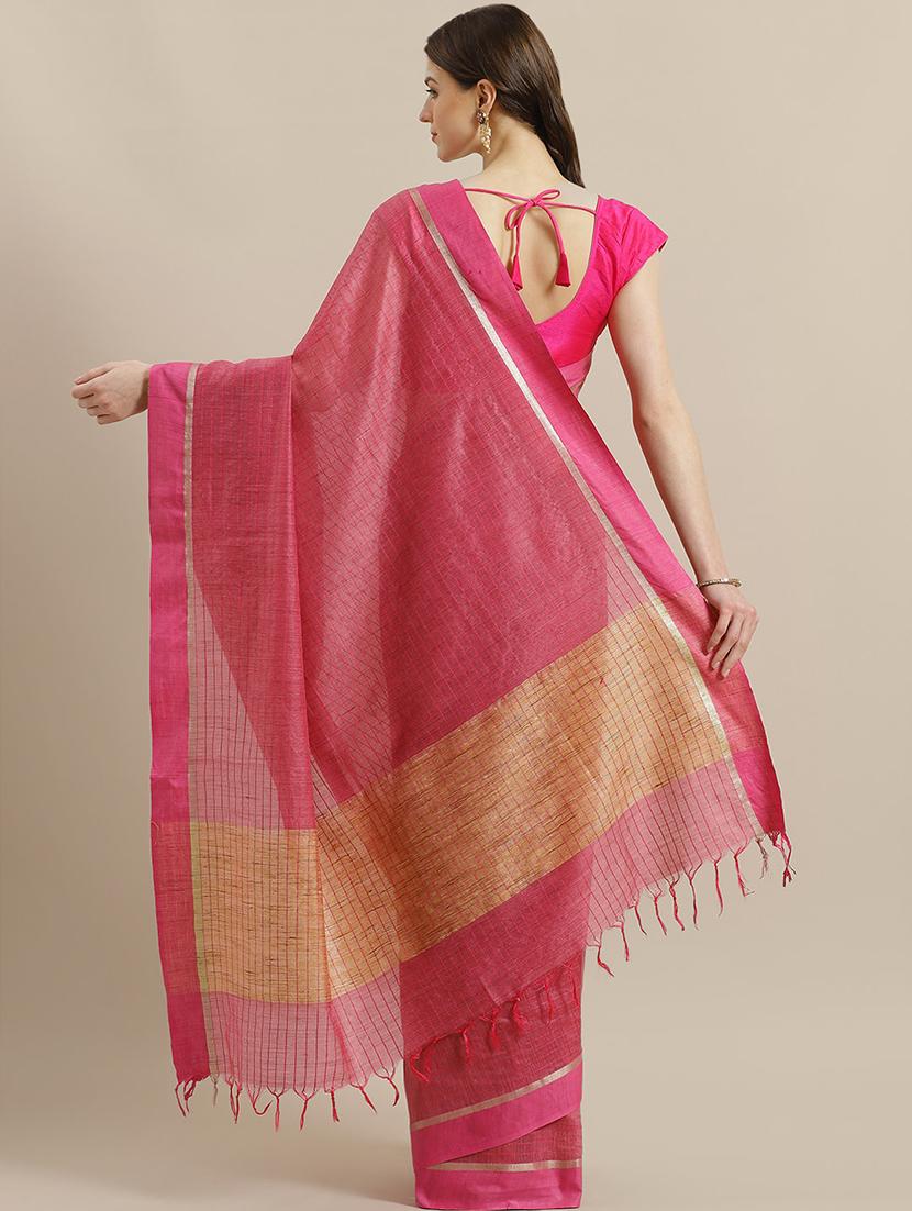 self design bhagalpuri saree with blouse - 17528284 - Zoom Image - 2